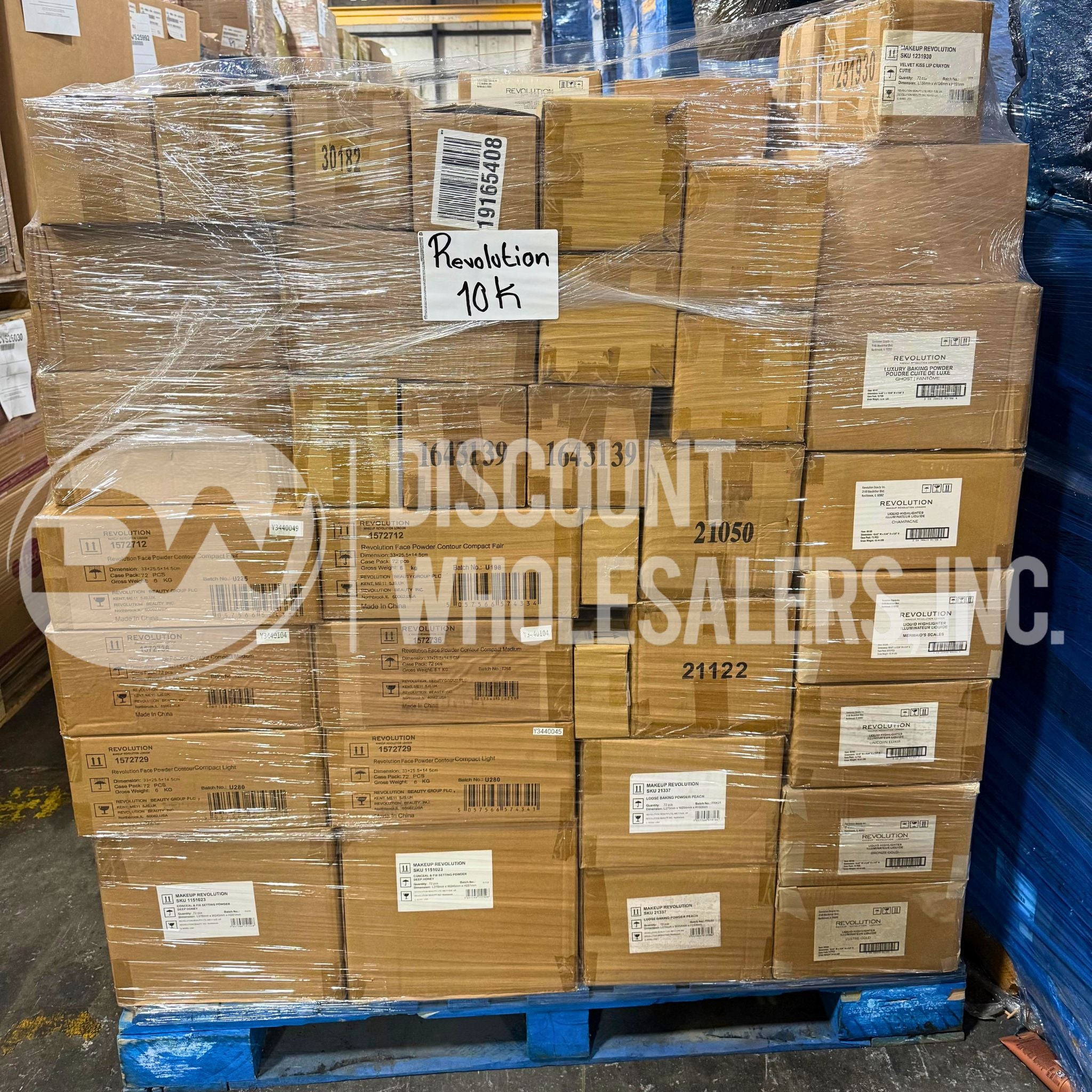 Revolution Assorted Cosmetics & Skincare Liquidation Pallet — 10,000 Units | Wholesale Beauty