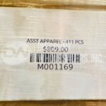 ASST APPAREL (411 Pcs Per Pallet) 2
