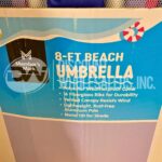 8FT BEACH UMBRELLA (120 PCS / Pallet) 3