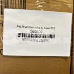 Armless Sofa (12 Cases Per Pallet) 4