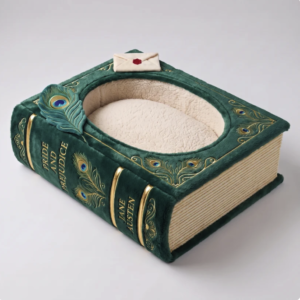 Pride & Prejudice Vintage Book Cat Bed | Free US Shipping